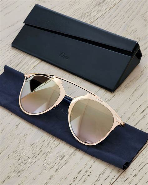 dior gold reflected sunglasses|original christian Dior unisex sunglasses.